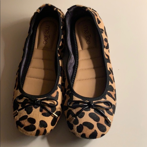 me too halle ballet flat leopard